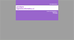 Desktop Screenshot of paradigma.es