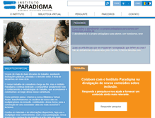 Tablet Screenshot of paradigma.org.br
